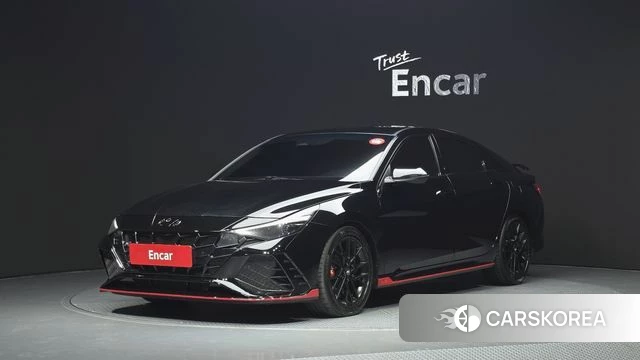 Hyundai Avante (CN7) 2021 Черный из Кореи