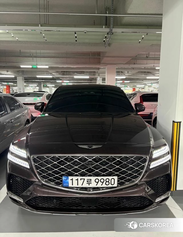 Genesis GV80 Coupe 2023 Фиолетовый из Кореи