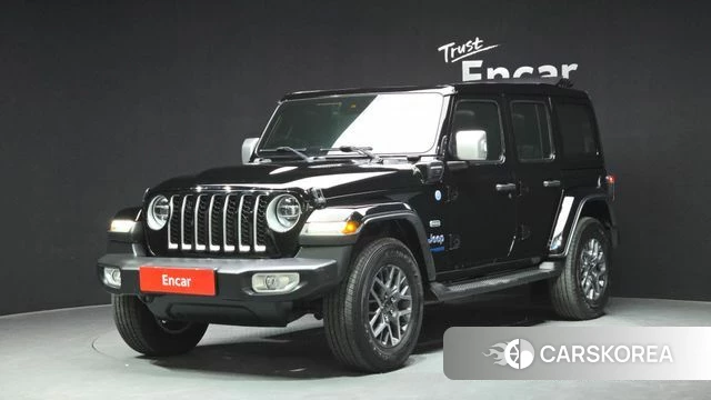 Jeep Wrangler (JL) 2021 Черный из Кореи