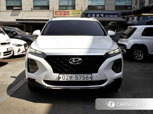 Hyundai Santa Fe TM 2019 Белый из Кореи
