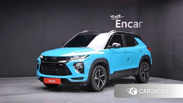 Chevrolet (GM Daewoo) Trailblazer 2022 Небесно-голубой из Кореи