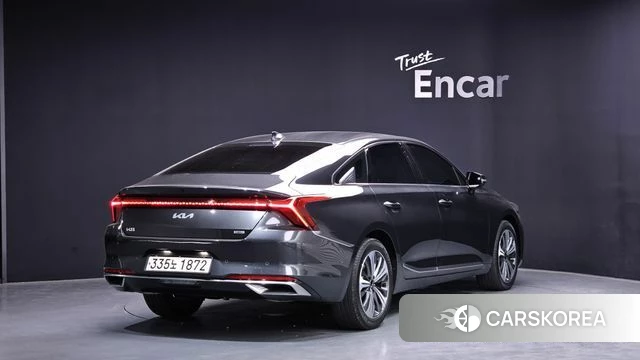 Kia K8 Hybrid 2022 Серый из Кореи