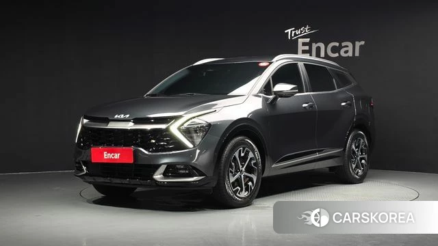 Kia Sportage 5th Generation Hybrid 2024 Серый из Кореи