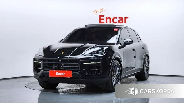 Porsche Cayenne (PO536) 2024 Черный из Кореи