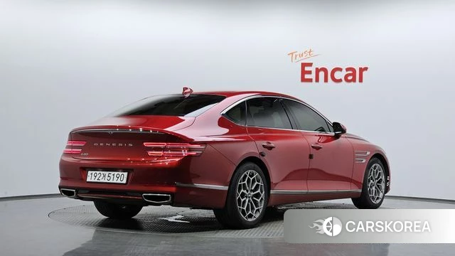 Genesis G80 (RG3) 2022 Красный из Кореи