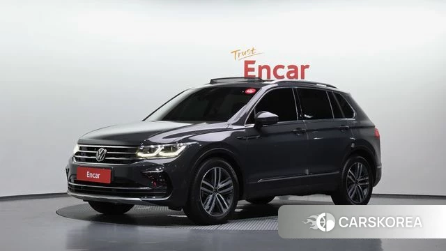 Volkswagen Tiguan second Generation 2022 Серый из Кореи