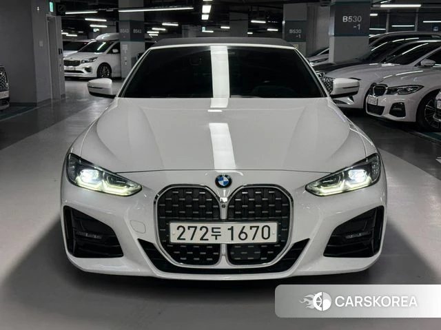 BMW 4 Series (G22) 2021 Белый из Кореи