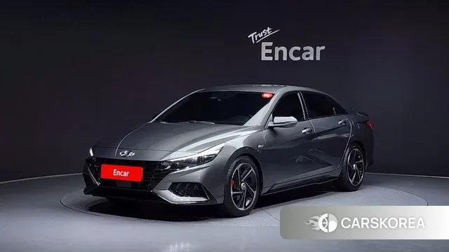 Hyundai Avante (CN7) 2021 Серый из Кореи