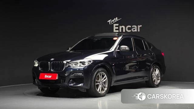 BMW X4 (G02) 2021 Черный из Кореи