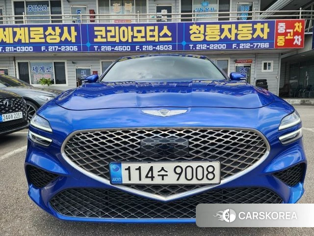 Genesis The New G70 2021 Синий из Кореи