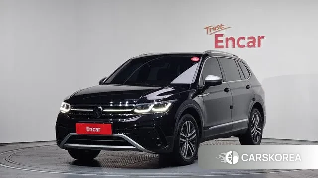 Volkswagen Tiguan Allspace 2024 Черный из Кореи