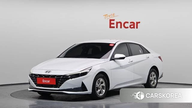 Hyundai Avante (CN7) 2022 Белый из Кореи