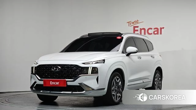 Hyundai The New Santa Fe 2021 Белый из Кореи