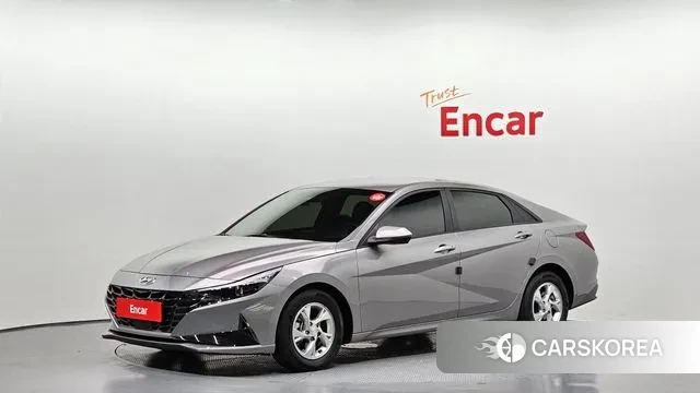 Hyundai Avante (CN7) 2021 Серебристо-серый из Кореи