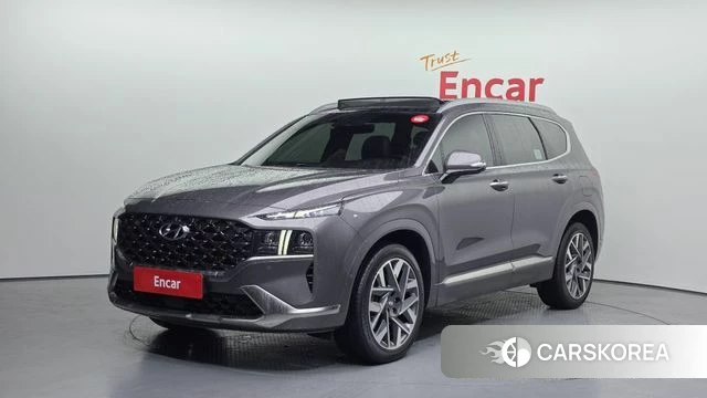 Hyundai The New Santa Fe 2021 Серый из Кореи