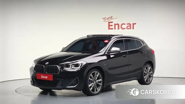 BMW X2 (F39) 2022 Черный из Кореи