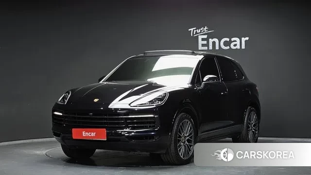 Porsche Cayenne (PO536) 2020 Черный из Кореи
