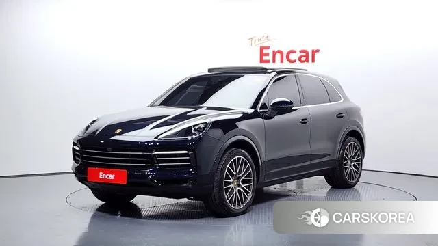 Porsche Cayenne (PO536) 2021 Синий из Кореи