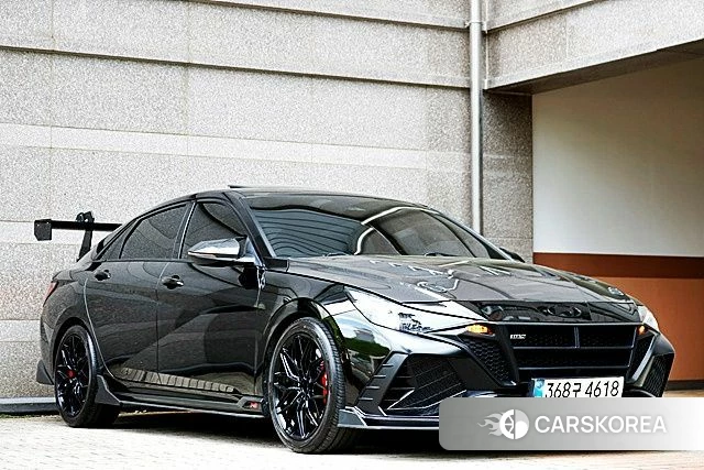 Hyundai Avante (CN7) 2022 Черный из Кореи