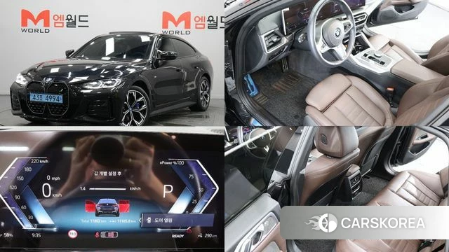 BMW i4 2024 Черный из Кореи