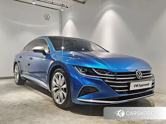 Volkswagen Arteon 2022 Синий из Кореи