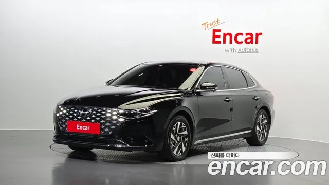 Hyundai The New Grandeur IG Hybrid 2022 Черный из Кореи