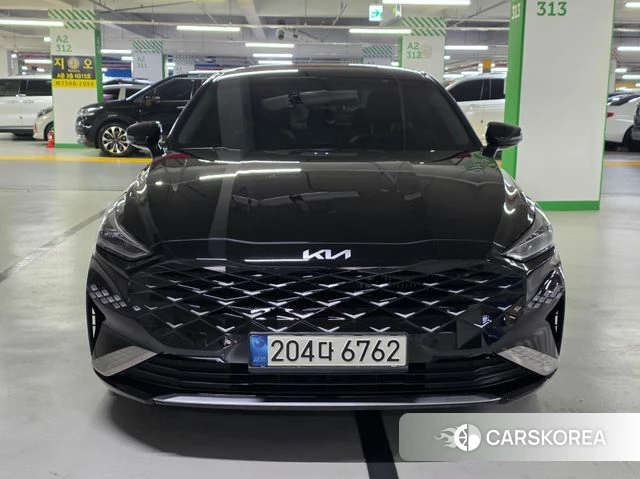 Kia K8 Hybrid 2022 Черный из Кореи