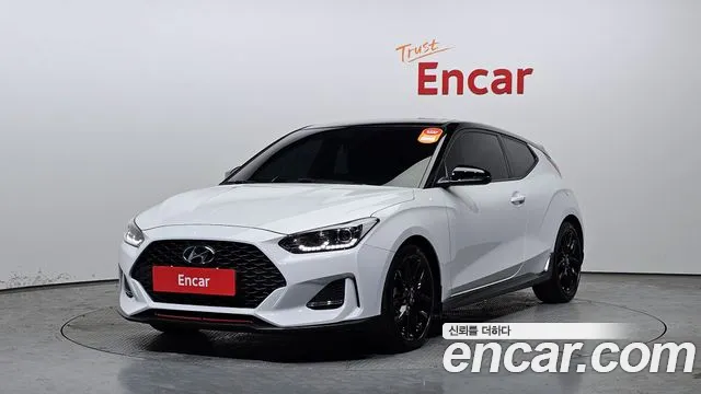 Hyundai Veloster (JS) 2019 Белый двухцветный из Кореи