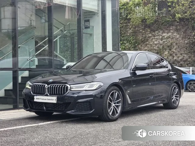 BMW 5 Series (G30) 2021 Синий из Кореи