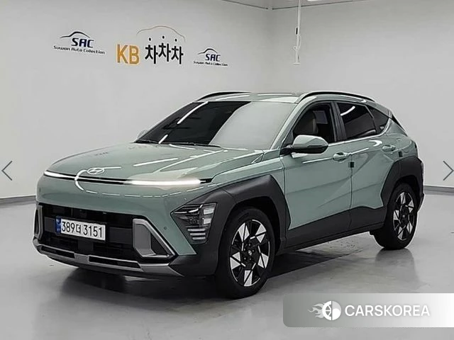 Hyundai Kona Hybrid (SX2) 2023 Зеленый из Кореи