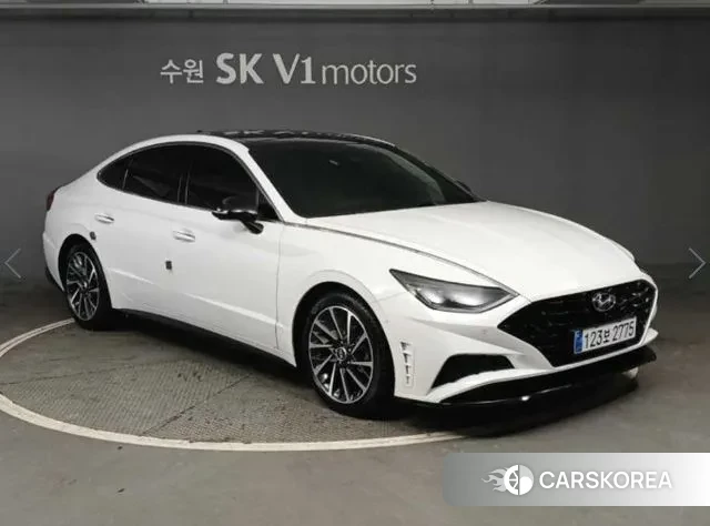 Hyundai Sonata (DN8) 2021 Белый из Кореи