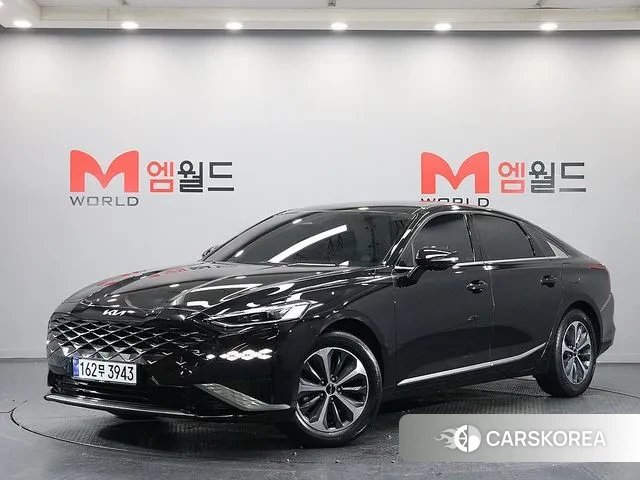 Kia K8 Hybrid 2021 Черный из Кореи