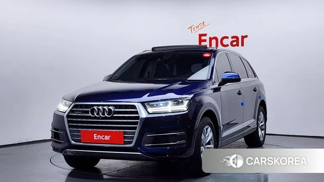 Audi Q7 (4M) 2019 Синий из Кореи
