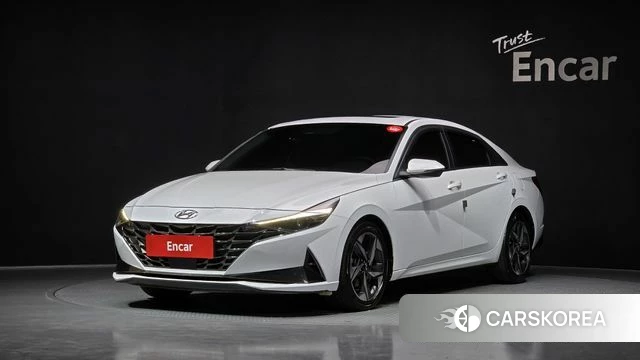 Hyundai Avante (CN7) 2020 Белый из Кореи