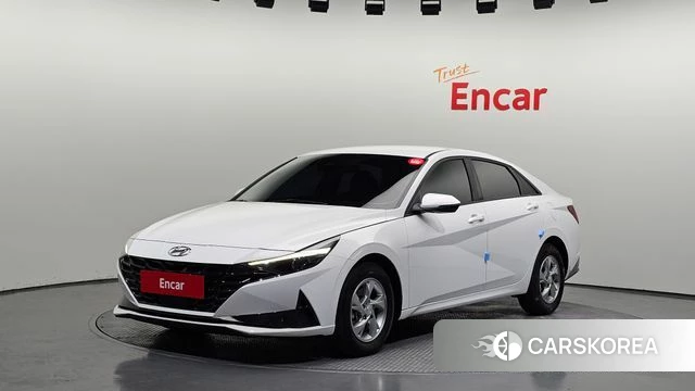 Hyundai Avante (CN7) 2023 Белый из Кореи