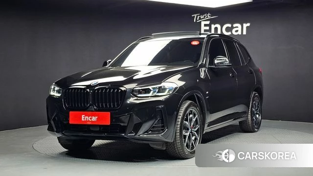 BMW X3 (G01) 2022 Черный из Кореи