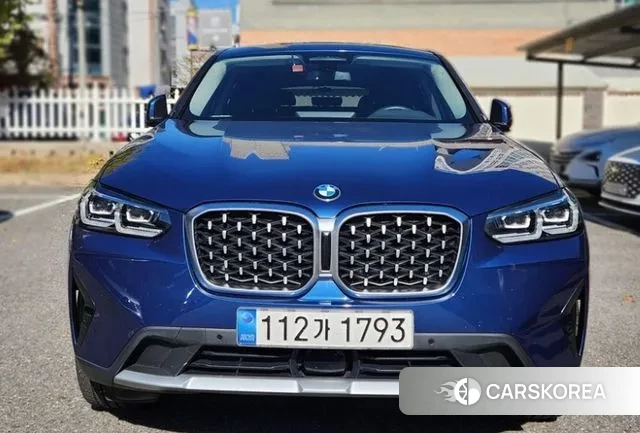 BMW X4 (G02) 2022 Синий из Кореи