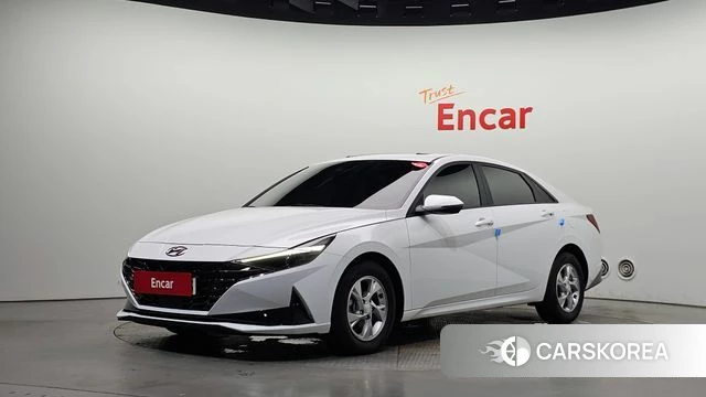 Hyundai Avante (CN7) 2020 Белый из Кореи