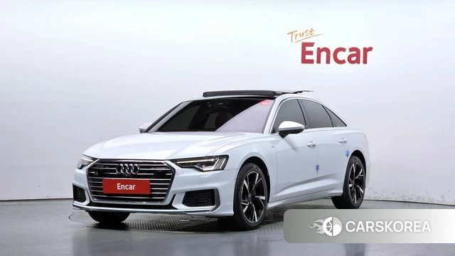 Audi A6 (C8) 2020 Белый из Кореи