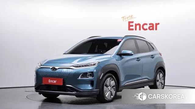 Hyundai Kona Electric 2020 Небесно-голубой из Кореи