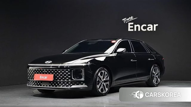 Hyundai Grandeur Hybrid (GN7) 2023 Черный из Кореи