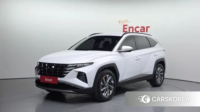 Hyundai Tucson Hybrid (NX4) 2021 Белый из Кореи