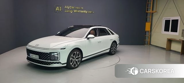 Hyundai Grandeur Hybrid (GN7) 2025 Белый из Кореи