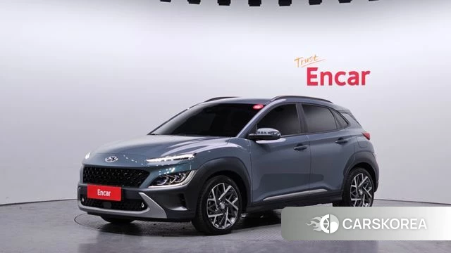 Hyundai The New Kona Hybrid 2022 Синий нефрит из Кореи
