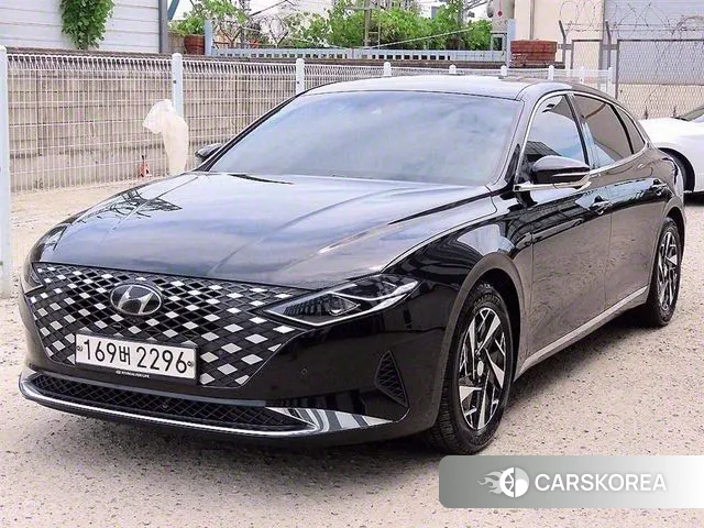 Hyundai The New Grandeur IG Hybrid 2020 Черный из Кореи