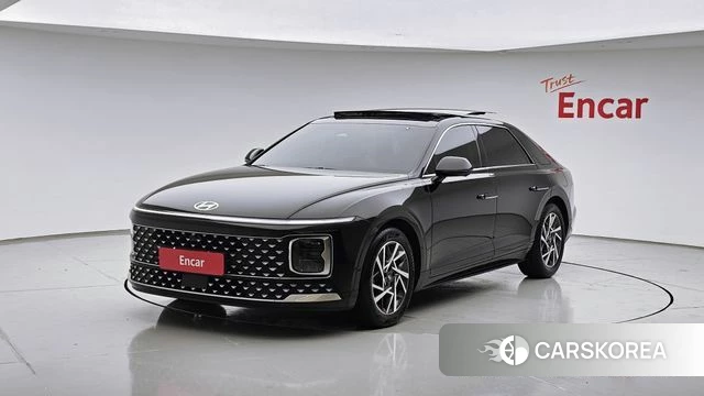 Hyundai Grandeur Hybrid (GN7) 2024 Черный из Кореи