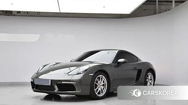 Porsche 718 Cayman 2021 Серый из Кореи