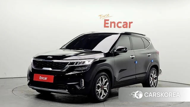 Kia Seltos 2019 Черный из Кореи