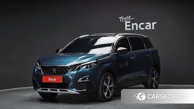 Peugeot 5008 second generation 2020 Синий из Кореи