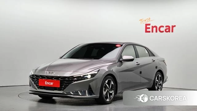 Hyundai Avante (CN7) 2021 Серебристо-серый из Кореи